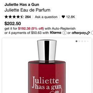 Juliette has a gun perfume!